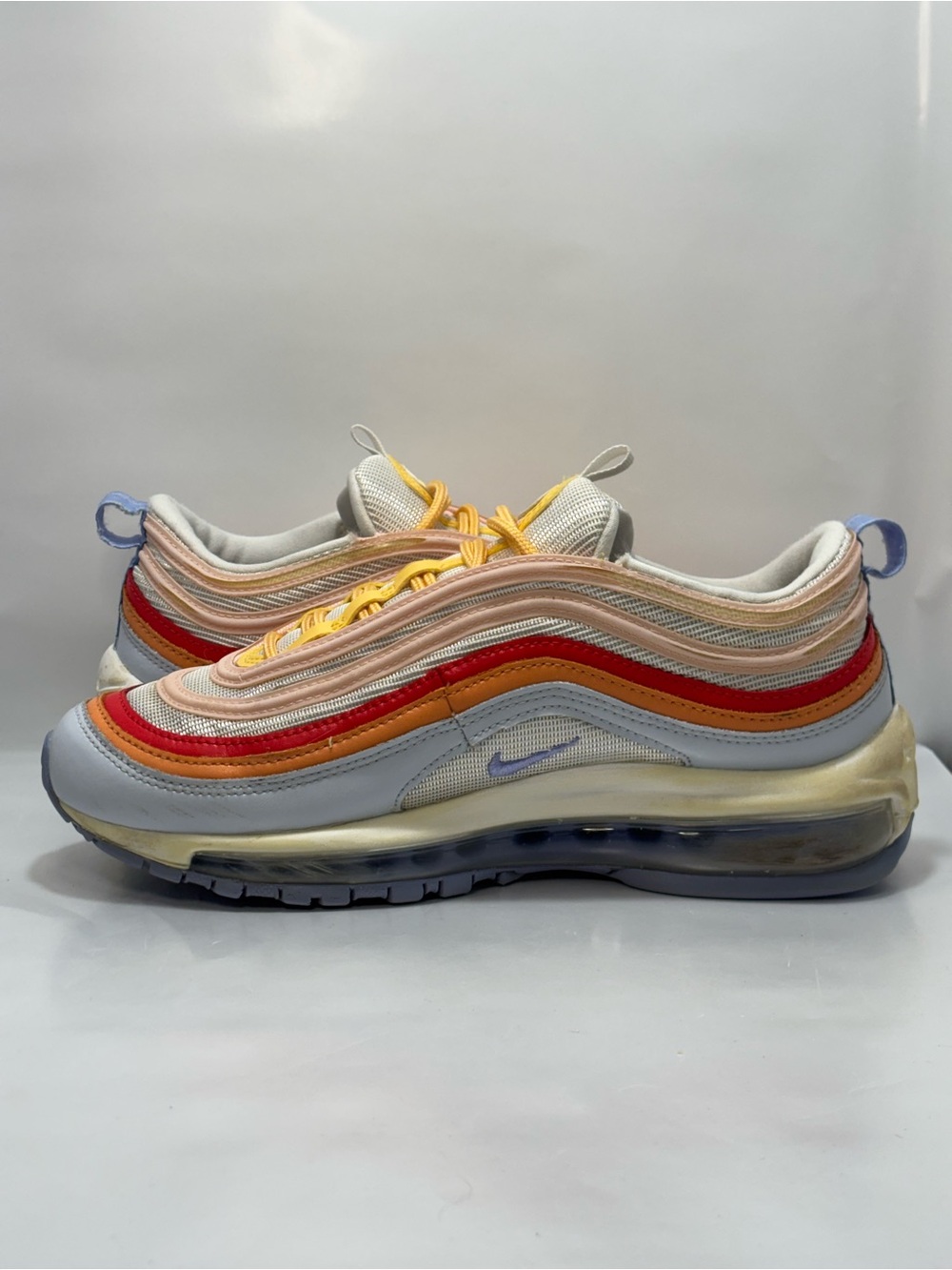 Nike Air Max 97 Women’s Size 8 Grey Light Thistle Running Athletic Shoes CW5588 - Picture 10 of 16